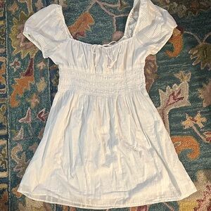 Artizia Sunday Best Ivory Smocked Dress Large